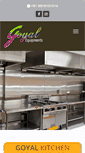 Mobile Screenshot of goyalkitchenequipments.com