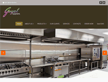 Tablet Screenshot of goyalkitchenequipments.com